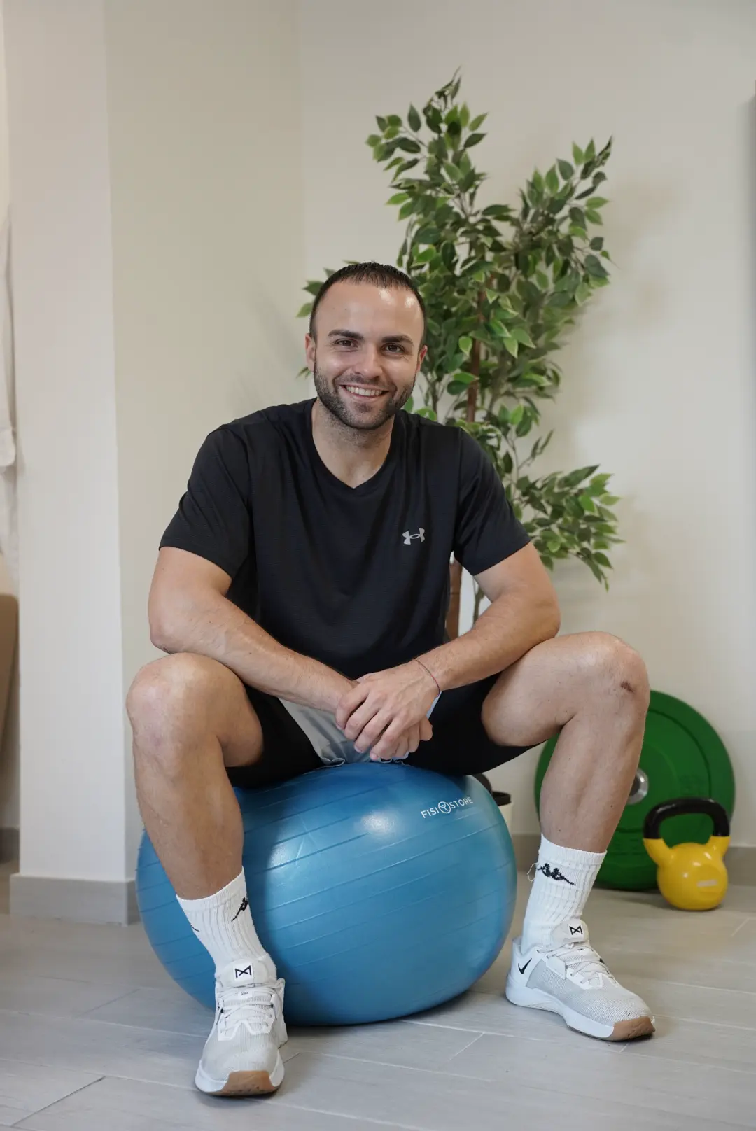 Ritratto di Cristiano Alessandro Carli in palestra